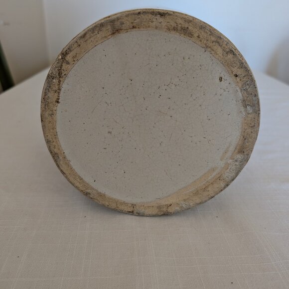 Antique Western Stoneware Crock Jug with Corncob Cork and Leather Strap RARE - Picture 5 of 6